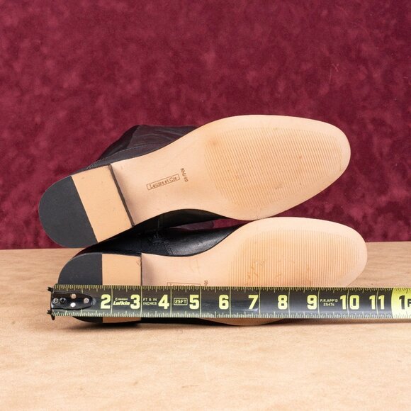 Louise et Cie Women Verdi Riding Zip Flexible Black Leather Boots sz 9US EUR40 - Picture 5 of 10